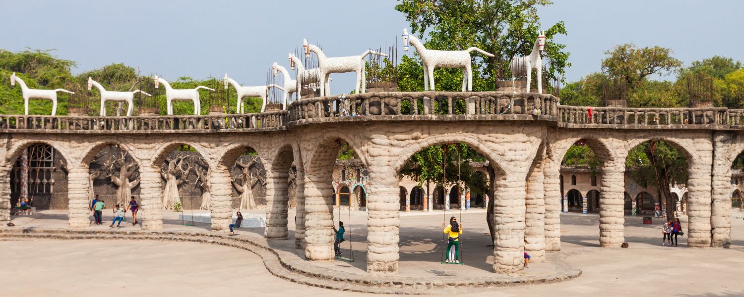 The Rock Garden in Chandigarh