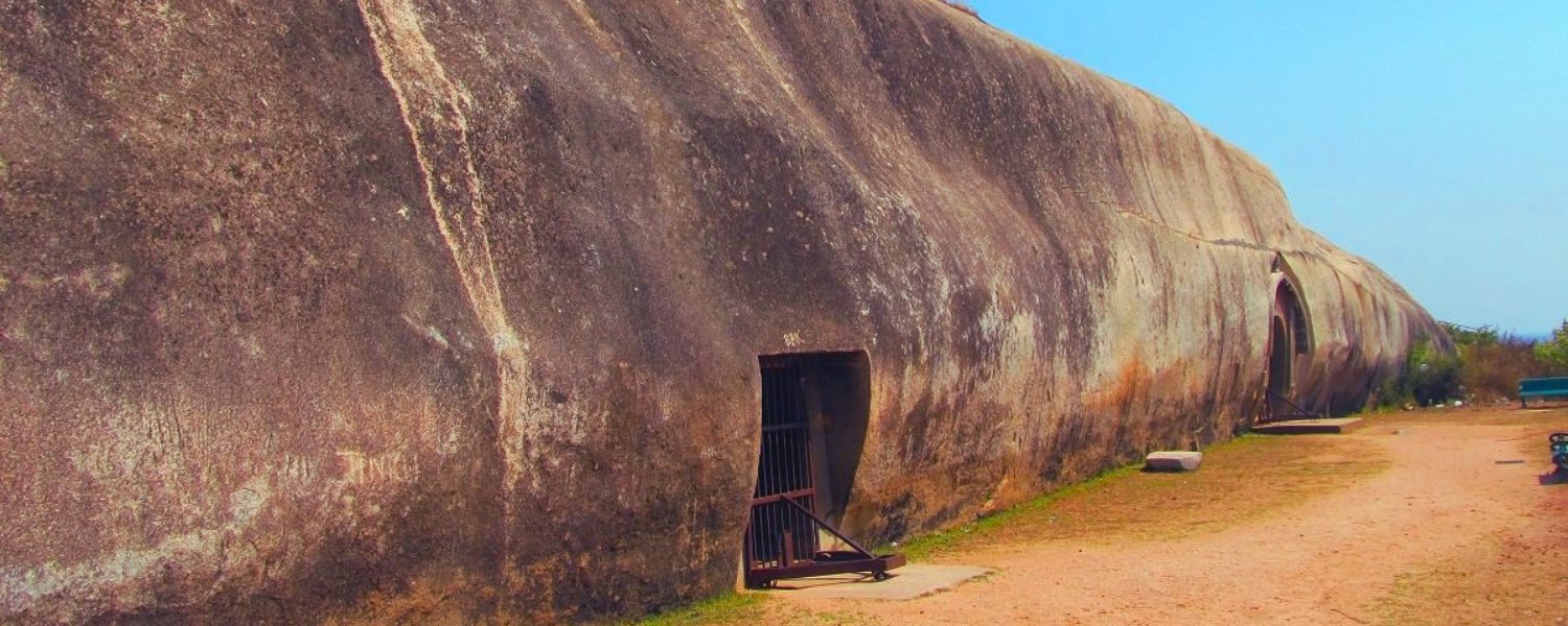 Majestic rock formations inside the ancient Barabar Caves, Bihar - Witness the wonders of nature's craftsmanship