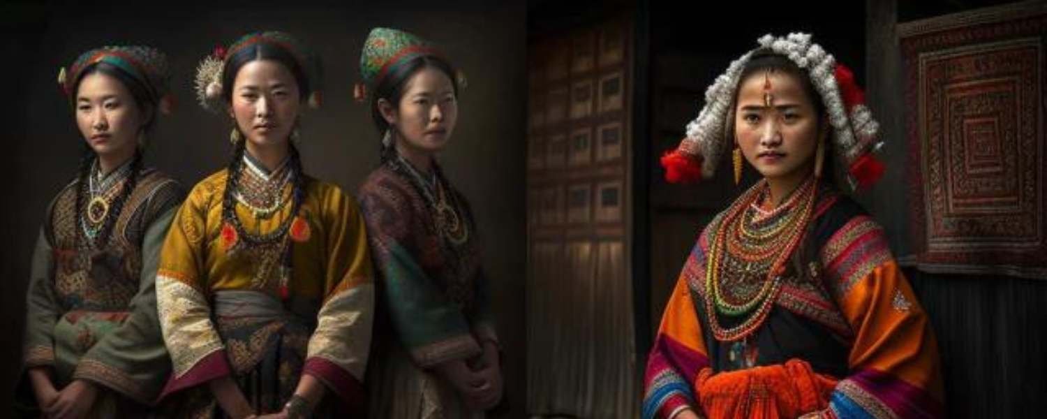 Traditional clothes of Sikkim, sikkim traditional dress female, sikkim traditional dress male, Clothes of sikkim male and female, sikkim dress images with name, dress of sikkim paragraph, bakhu dress of Sikkim, sikkim dress name