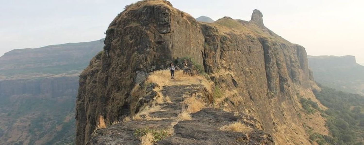 Durg bhandar distance, Durg bhandar fort trek, durg bhandar height, durg bhandar fort, 