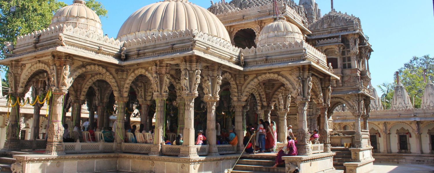 Hutheesing Jain temple, Hutheesing Jain temple room booking, Hutheesing Jain Temple's contact number, Hutheesing Jain Temple Ahmedabad, Inside Hutheesing Jain temple, Hutheesing Jain temple timings, Hutheesing Jain temple Bhojanshala, famous Jain temple in Ahmedabad, 