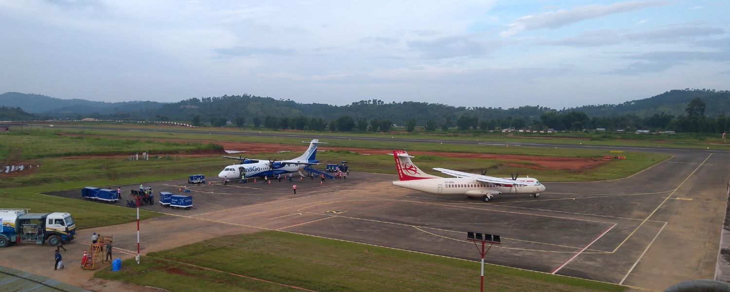 How many airports in meghalaya,shillong airport to meghalaya,guwahati airport to meghalaya