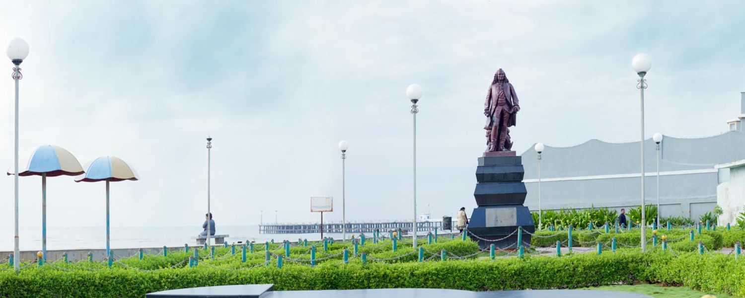 The Statue of Dupleix, Pondicherry