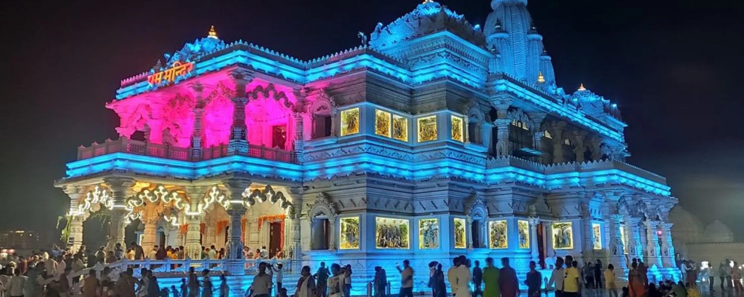 famous temples in Vrindavan, list of temples in Vrindavan, all temples in Vrindavan, best temples in Vrindavan, must visit temples in Vrindavan, important temples in Vrindavan, most famous temples in Vrindavan, Major temples in Vrindavan, Prem Mandir