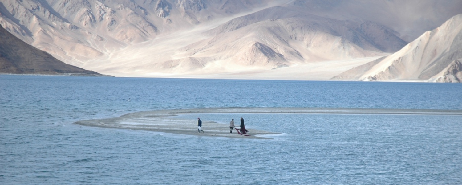 Fishing in Pangong Lake