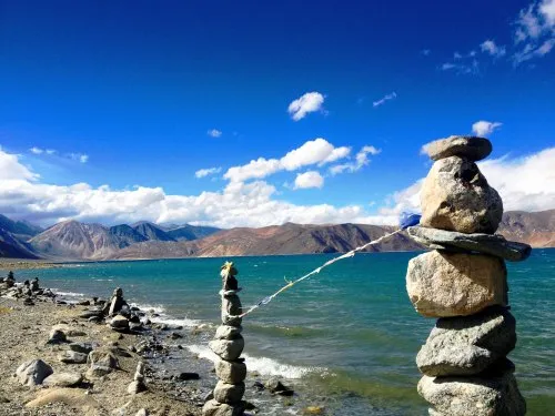 Fishing in Pangong Lake