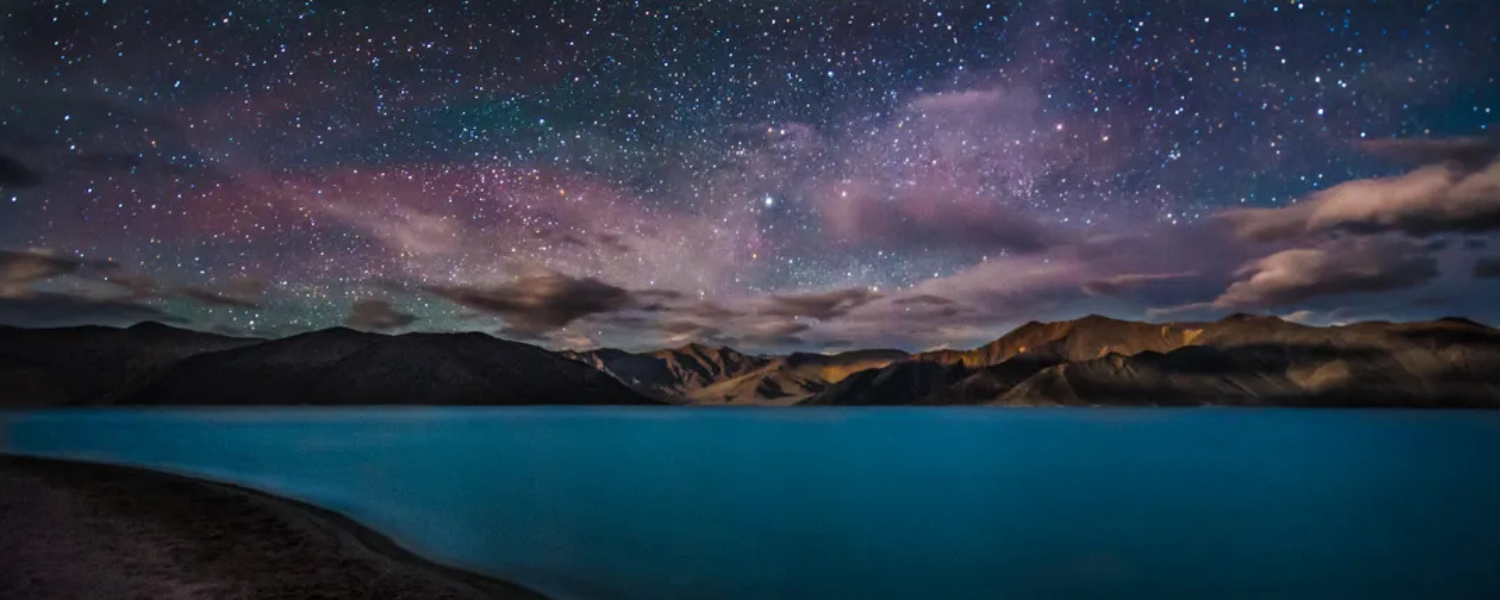 Stargazing by Pangong Lake