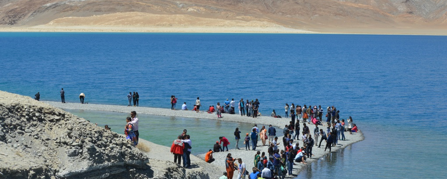 Tourism at Pangong Tso