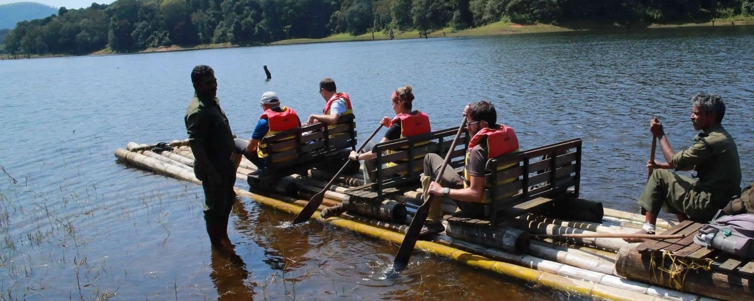 Bamboo Rafting Periyar Lake