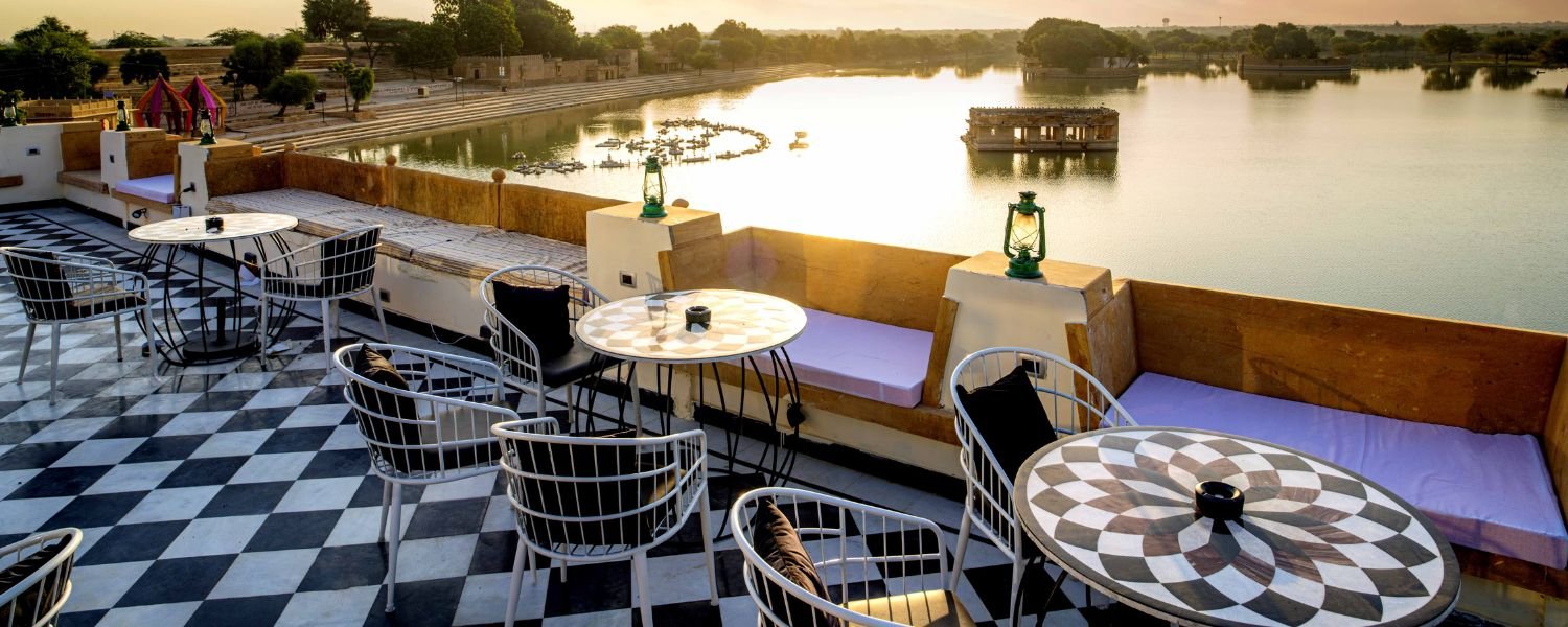 Cafes and Views of the City IN Jaisalmer